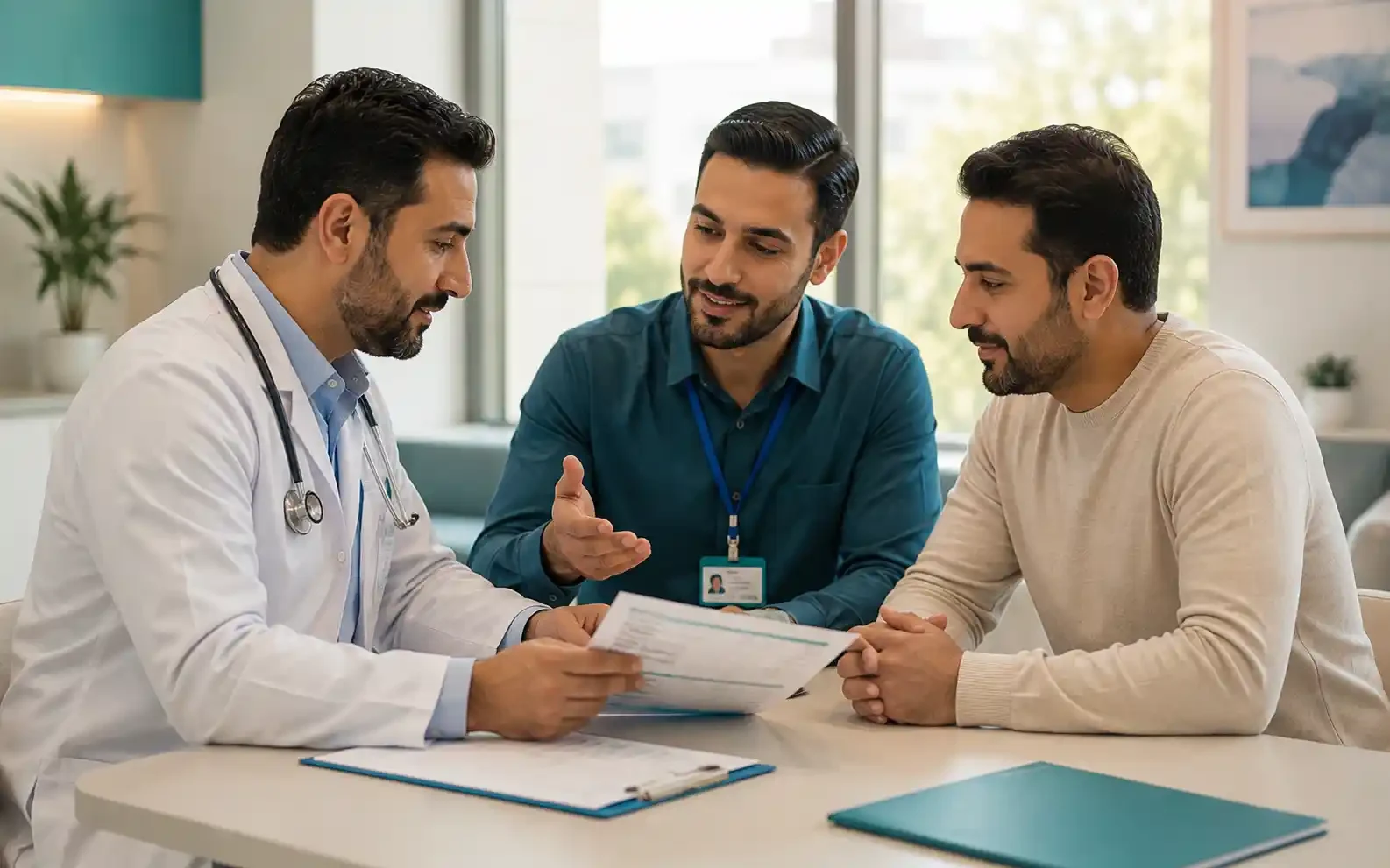 مترجم طبي عربي معتمد في الهند طوال رحلة العلاج
